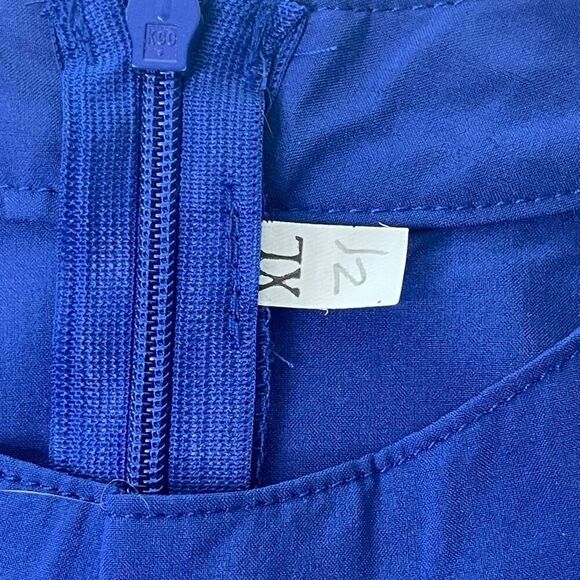 Silky Blue Two Piece‎ High Low Dress, XL - Picture 5 of 12